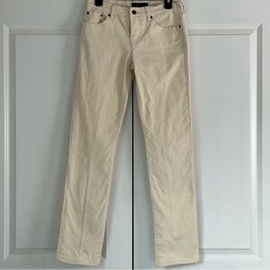 LRL Ralph Lauren Women’s Modern Cut Cream Jeans – Size 4